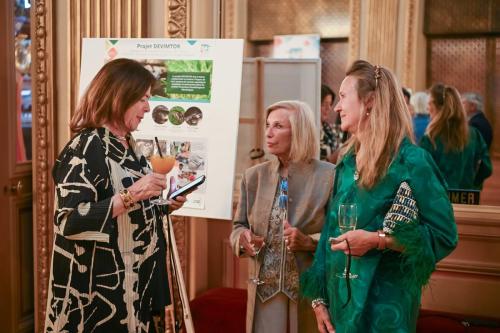 Vera Michalski-Hoffmann, Président de Caribaea Initiative-Suisse, Gwen Baumgartner, Sarah Batah