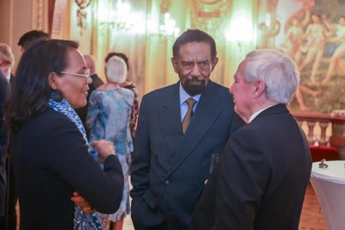 Donna Hill, H.E. Anthony Hill, ancien Ambassadeur de la Jamaïque, Jean Freymond