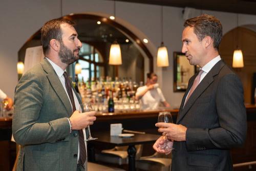 Clément Mercier, Director Gübelin Jewelers, Geneva and Benoît Repellin, Deputy Manager, Worldwide Director Jewelry, PHILLIPs Auction House