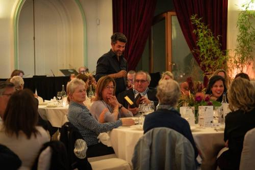 Julian Barbotin-Larrieu, presenting auction winner stunning Salammbô Rare book offered by Family Cezilly. 